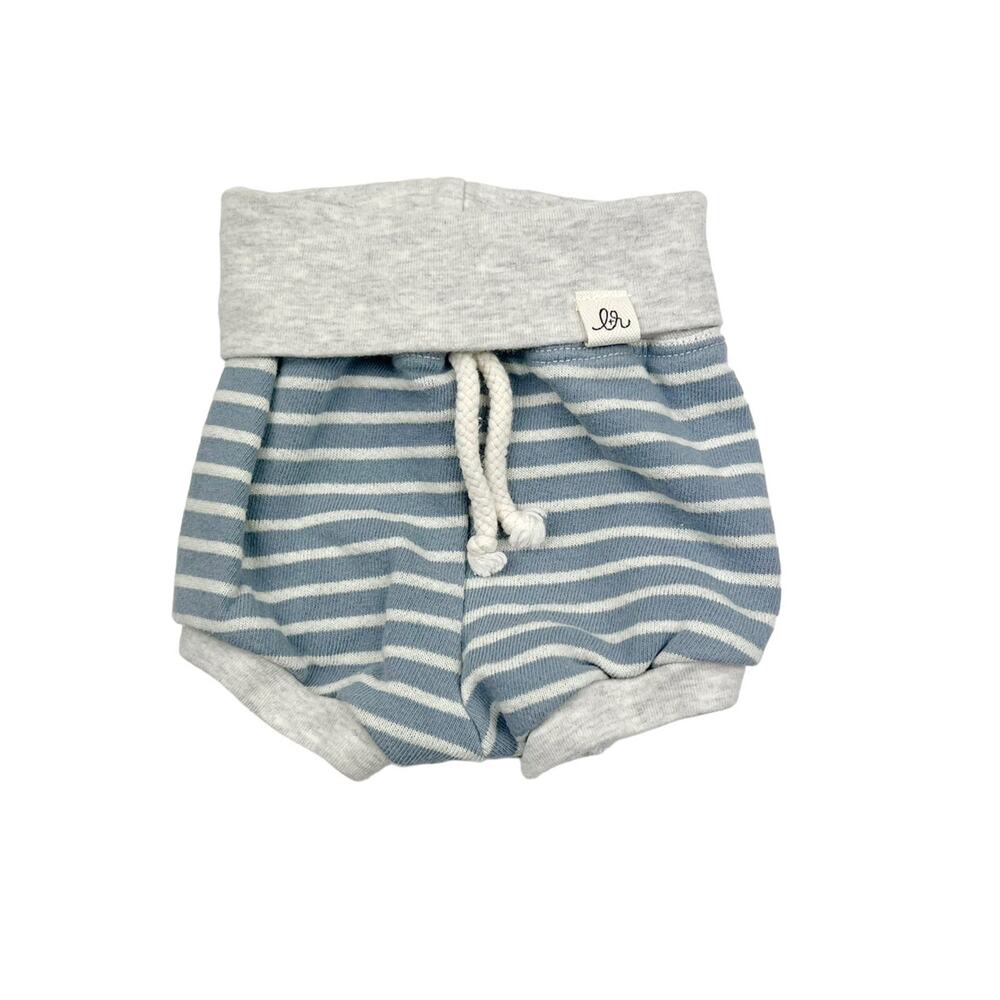 Lulu + Roo Blue Striped Shorties
